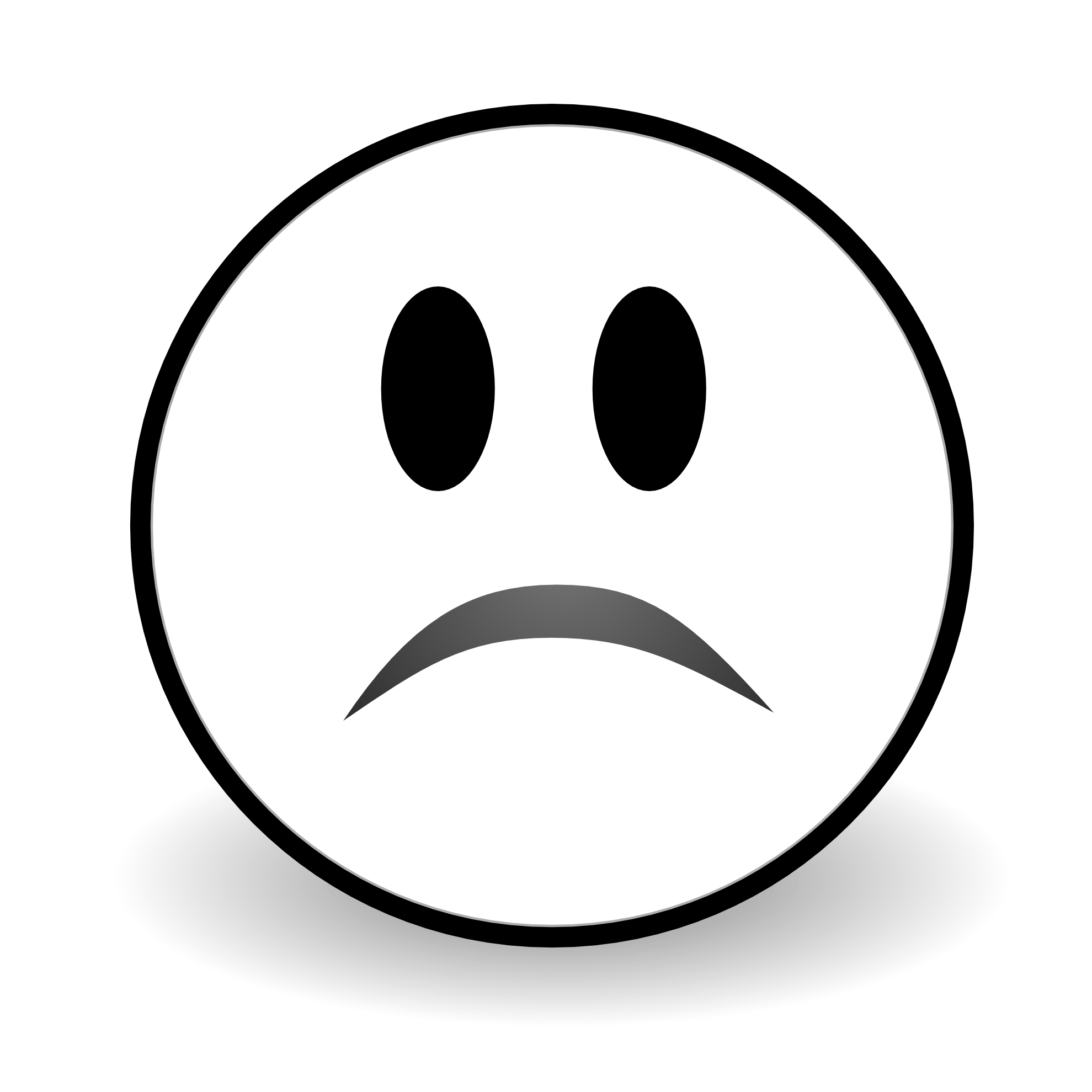 Free Black And White Sad Face, Download Free Black And White Sad Face