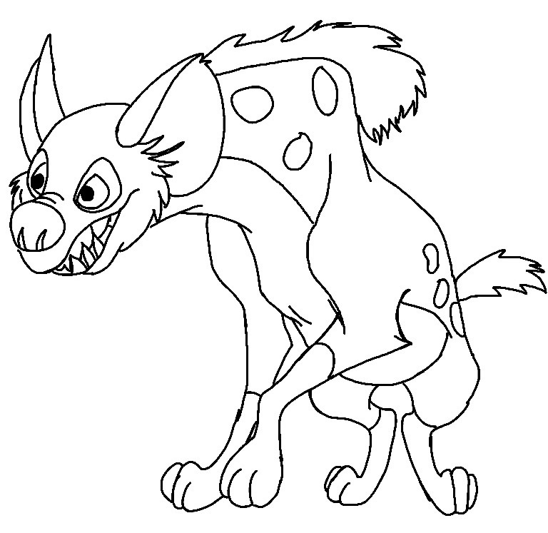 Lion King Hyena Sketch