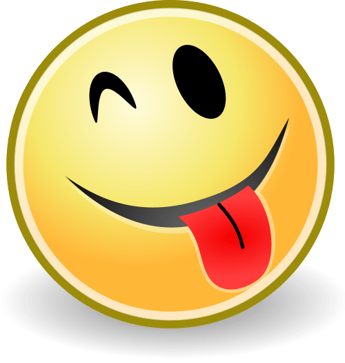 How to Draw Smiley Face With Tongue