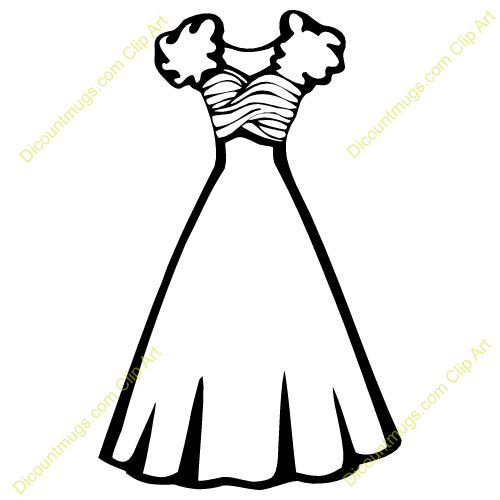 Free Dress Clipart Black And White, Download Free Dress Clipart Black