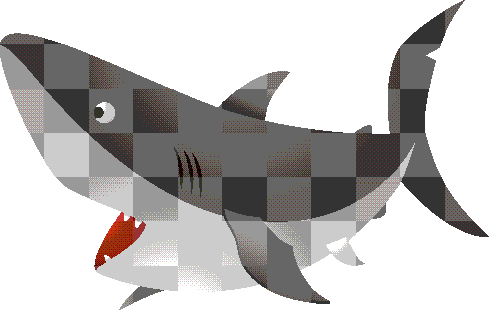 Free Cartoon Great White Shark, Download Free Cartoon Great White Shark png images, Free