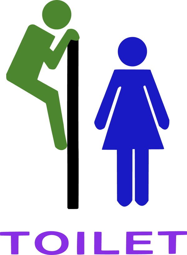toilet sign Clip Art Library