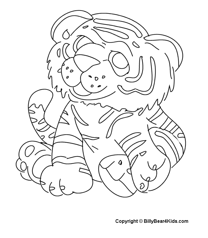 Detroit Tigers Mascot Coloring Pages Coloring Pages