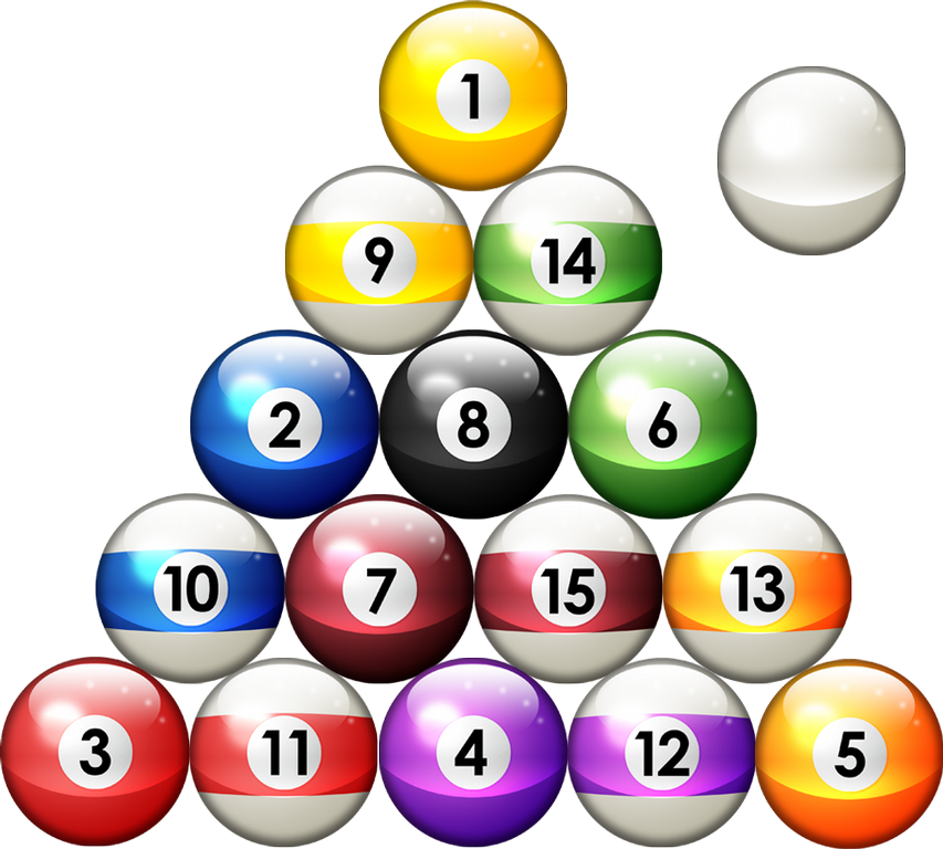 8 ball rack Clip Art Library