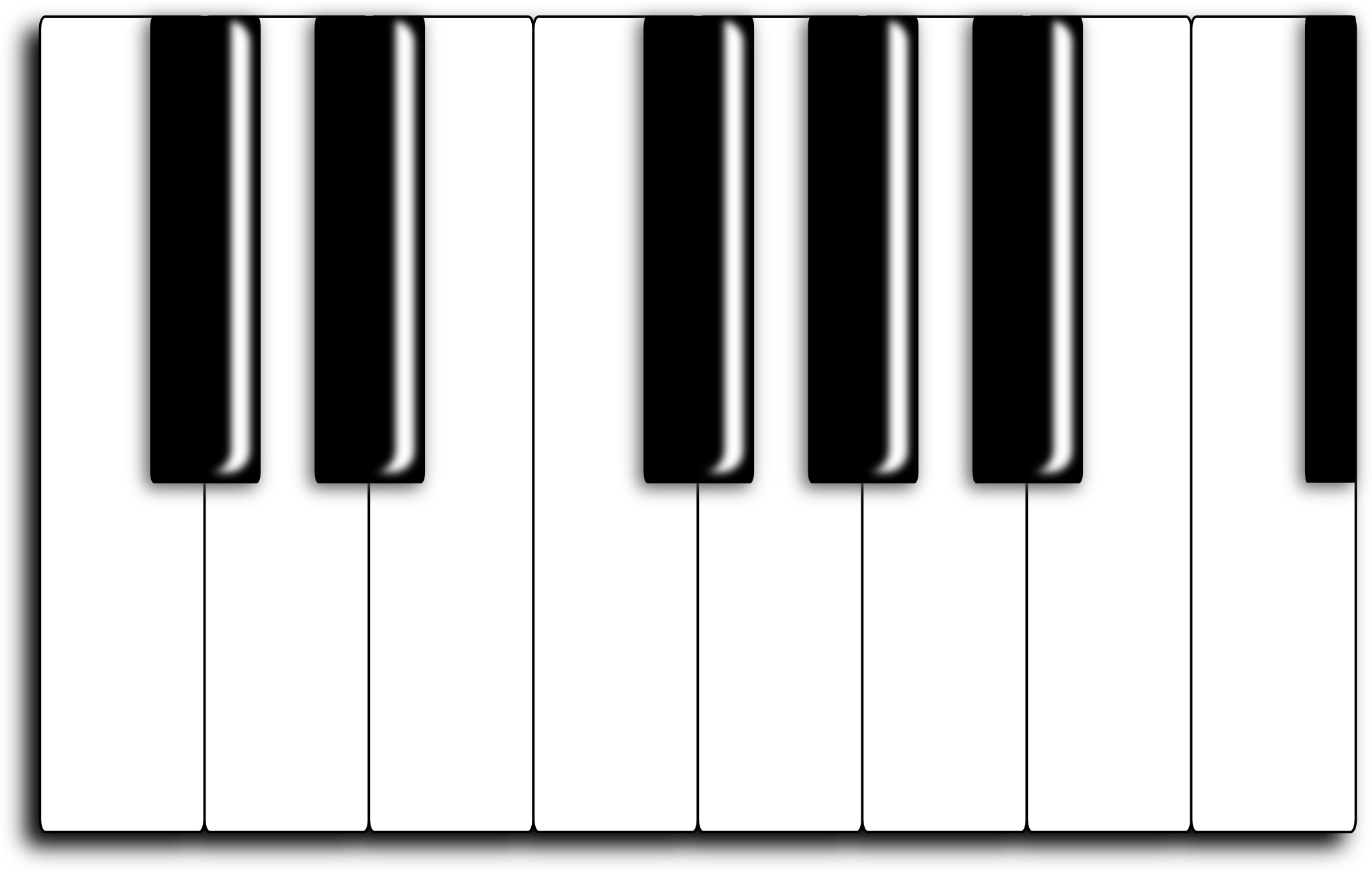 Free Piano Keys Png, Download Free Piano Keys Png png images, Free