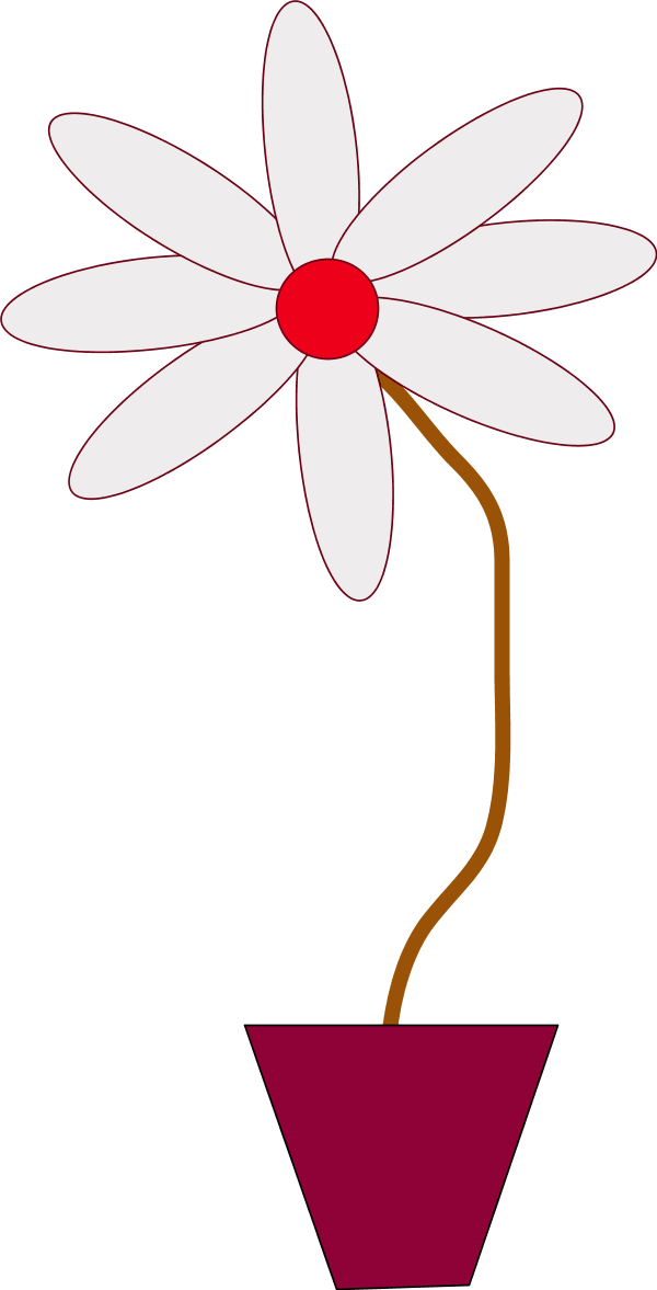 Free Flower Pot Outline, Download Free Flower Pot Outline png images