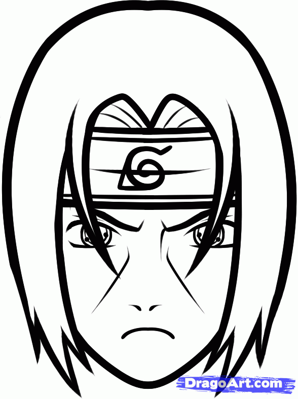 How To Draw Itachi From Naruto