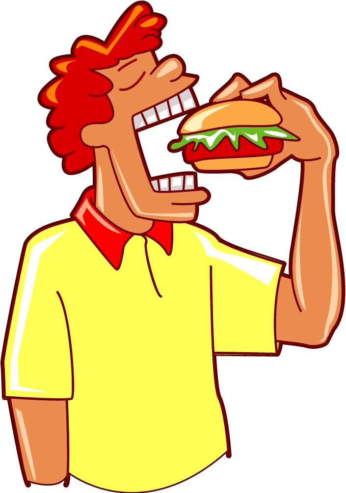 Free Cartoon People Eating, Download Free Cartoon People Eating png