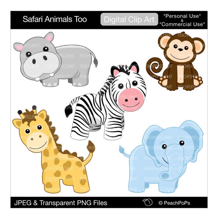 Free Baby Jungle Animals Clipart, Download Free Baby Jungle Animals