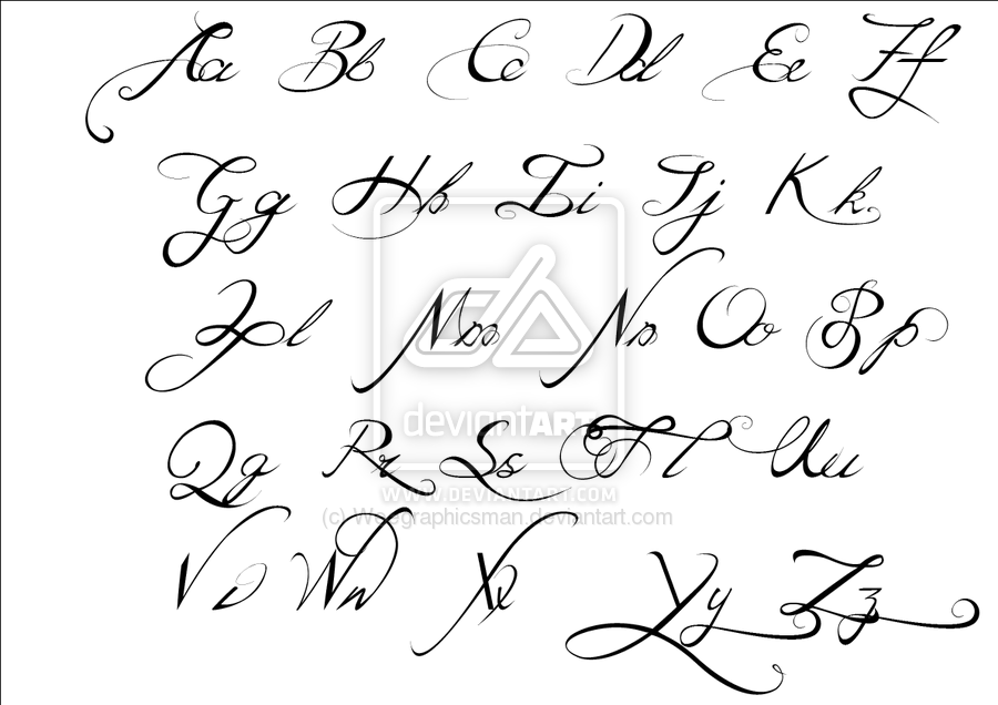 script font Clip Art Library