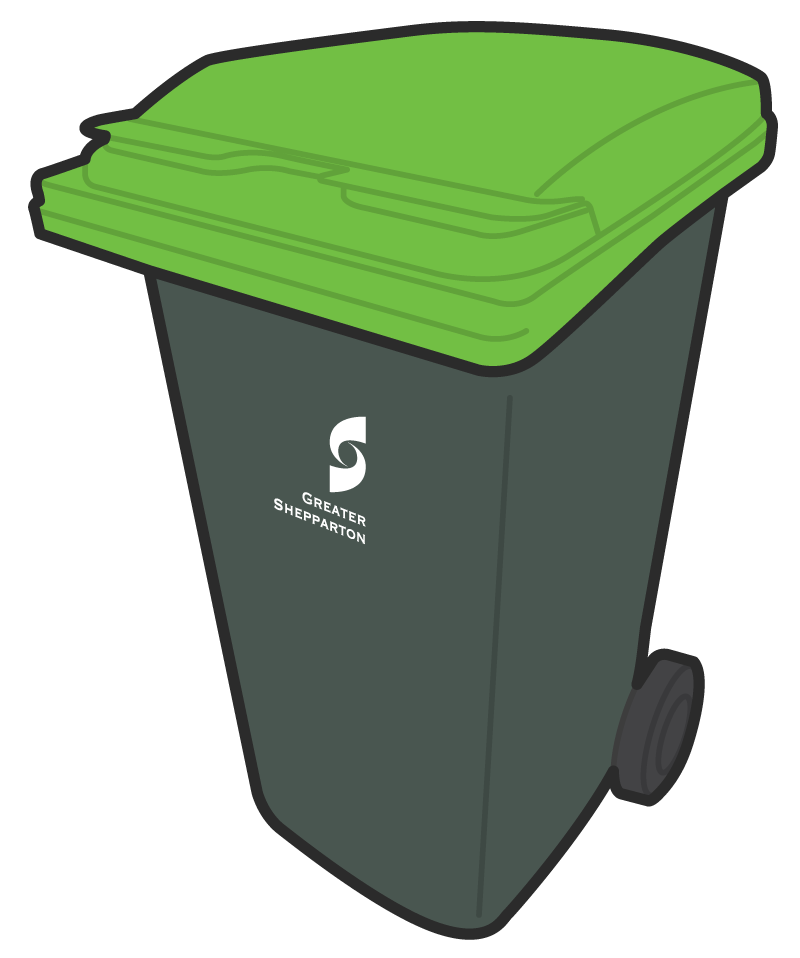green lid recycling bin Clip Art Library