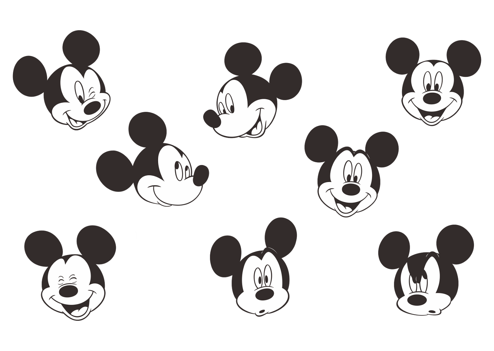 Mickey Mouse Black And White Wallpaper Hd