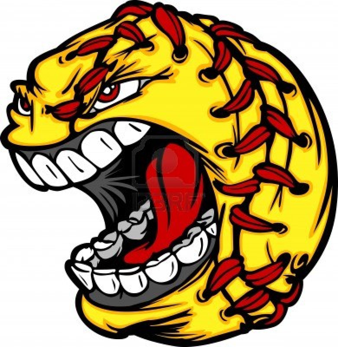 cartoon softball Clip Art Library