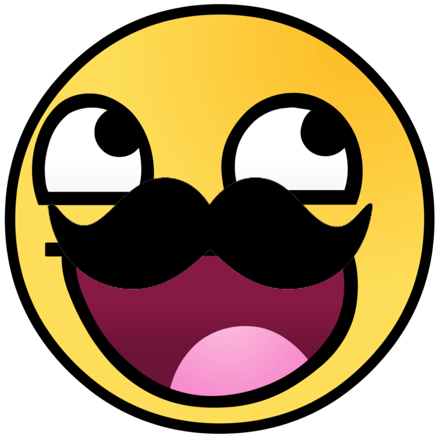 Free Smiley Face With Mustache And Thumbs Up, Download Free Smiley Face