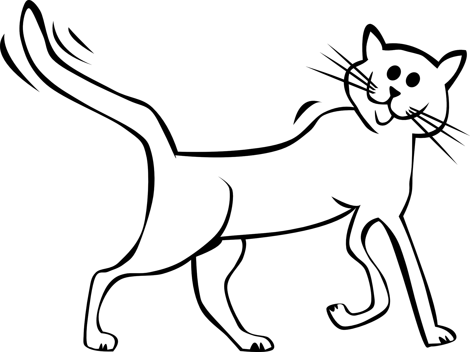 Free Black And White Cat Characters, Download Free Black And White Cat Characters png images