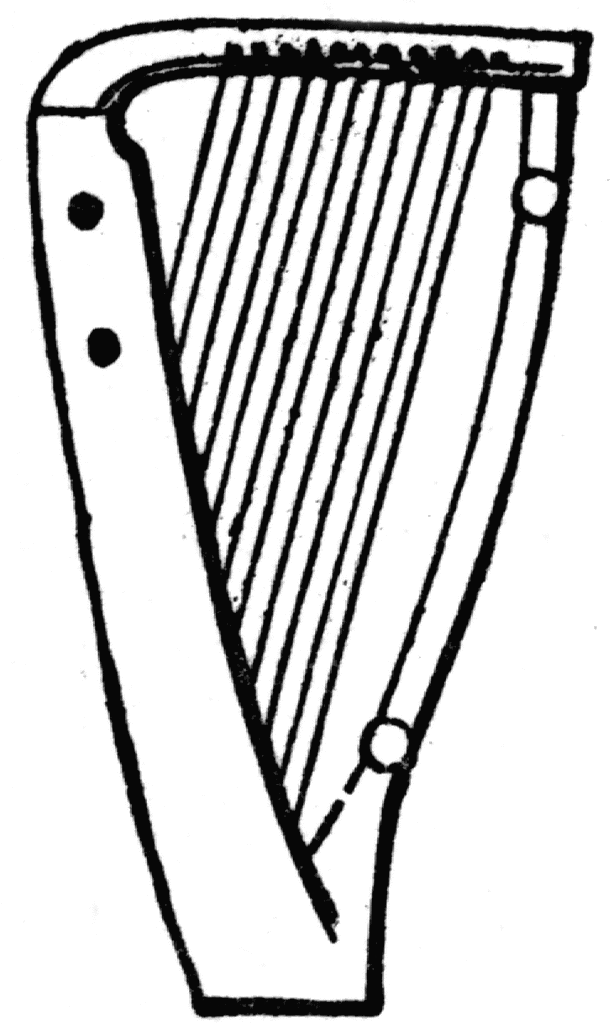 Free Harp Clipart Black And White, Download Free Harp Clipart Black And