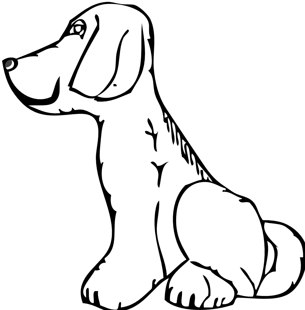 Free Black And White Dog Clipart, Download Free Black And White Dog