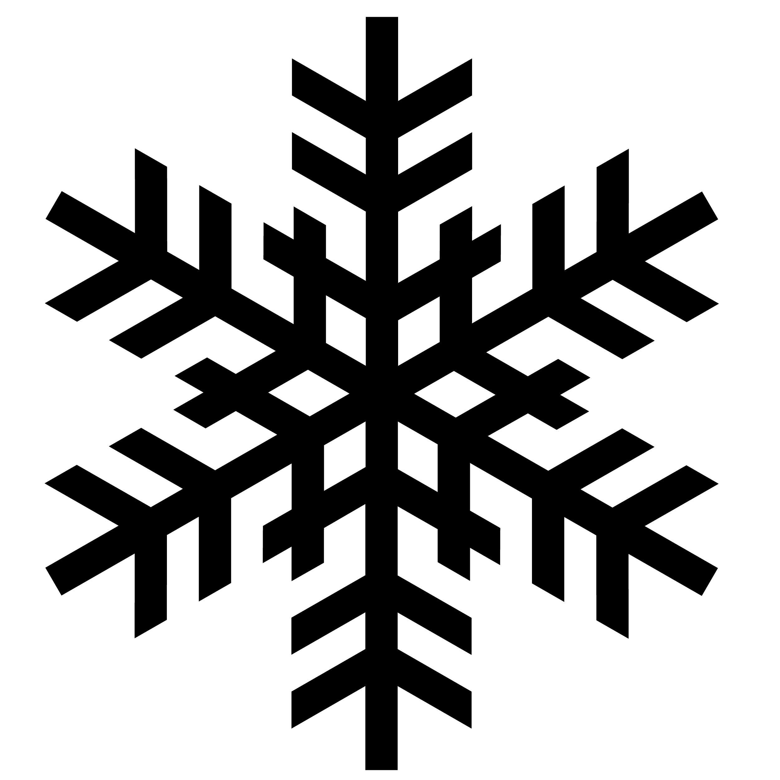 Free Snowflake Silhouette Clip Art, Download Free Snowflake Silhouette