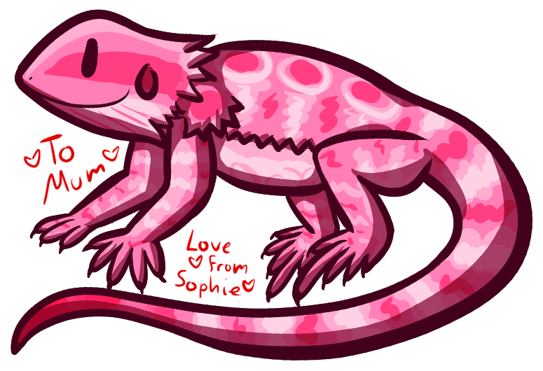 Bearded Dragon Cartoon Clip Art Library