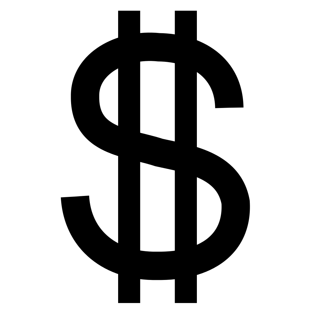 Free Dollar Symbol, Download Free Dollar Symbol Png Images, Free Cliparts On Clipart Library 1024_x_1024_png