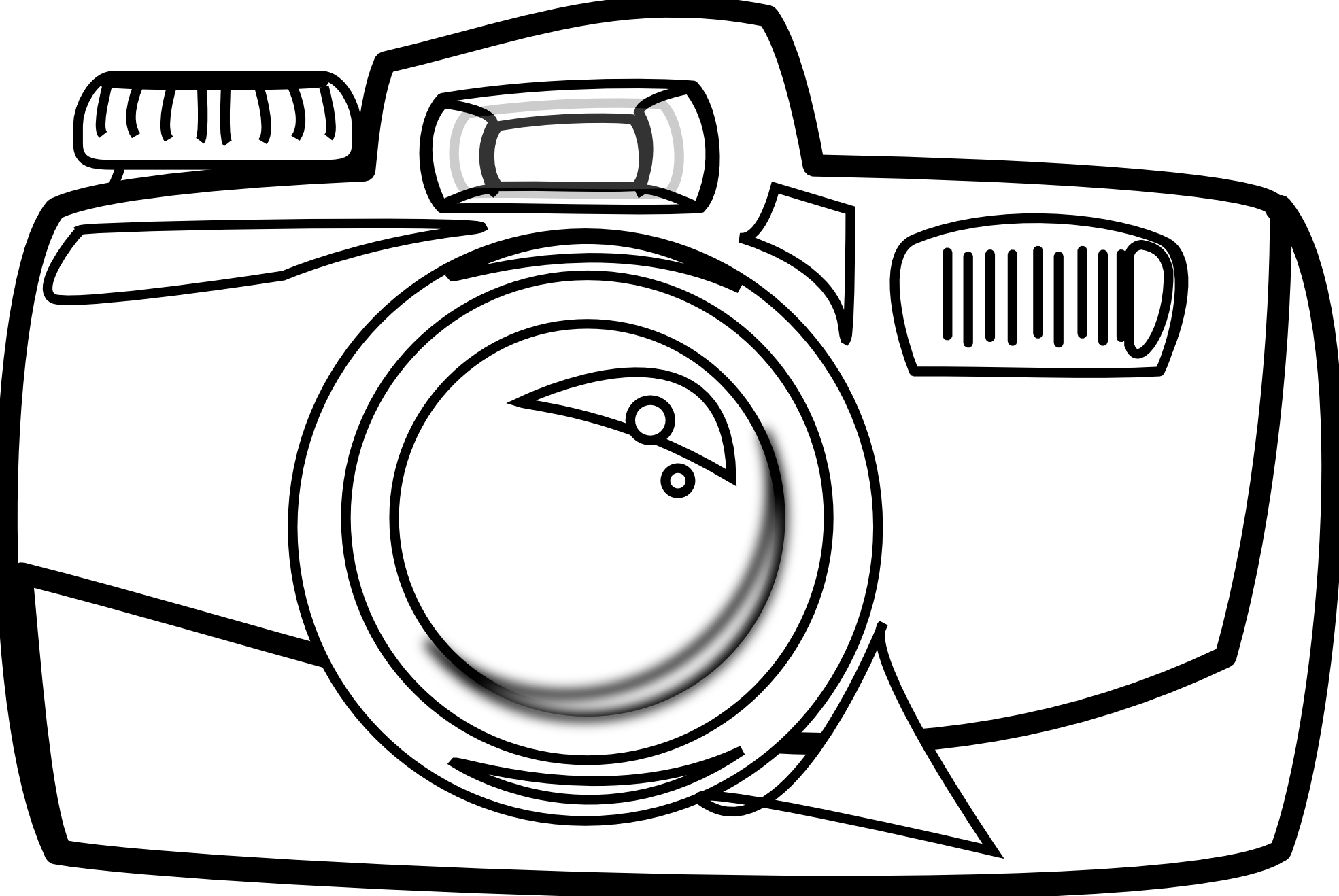 Free Black And White Camera Clipart, Download Free Black And White