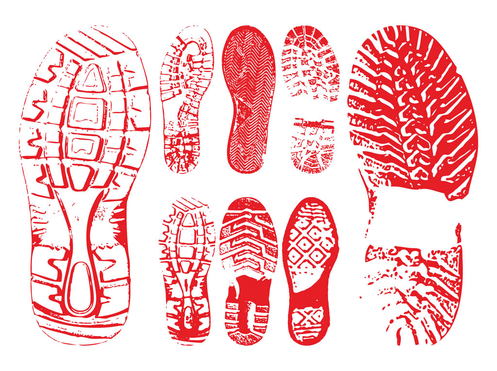 Free Shoe Prints Walking, Download Free Clip Art, Free Clip Art on