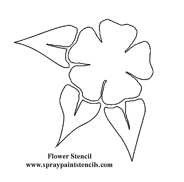 free flower stencil outline download free flower stencil outline png