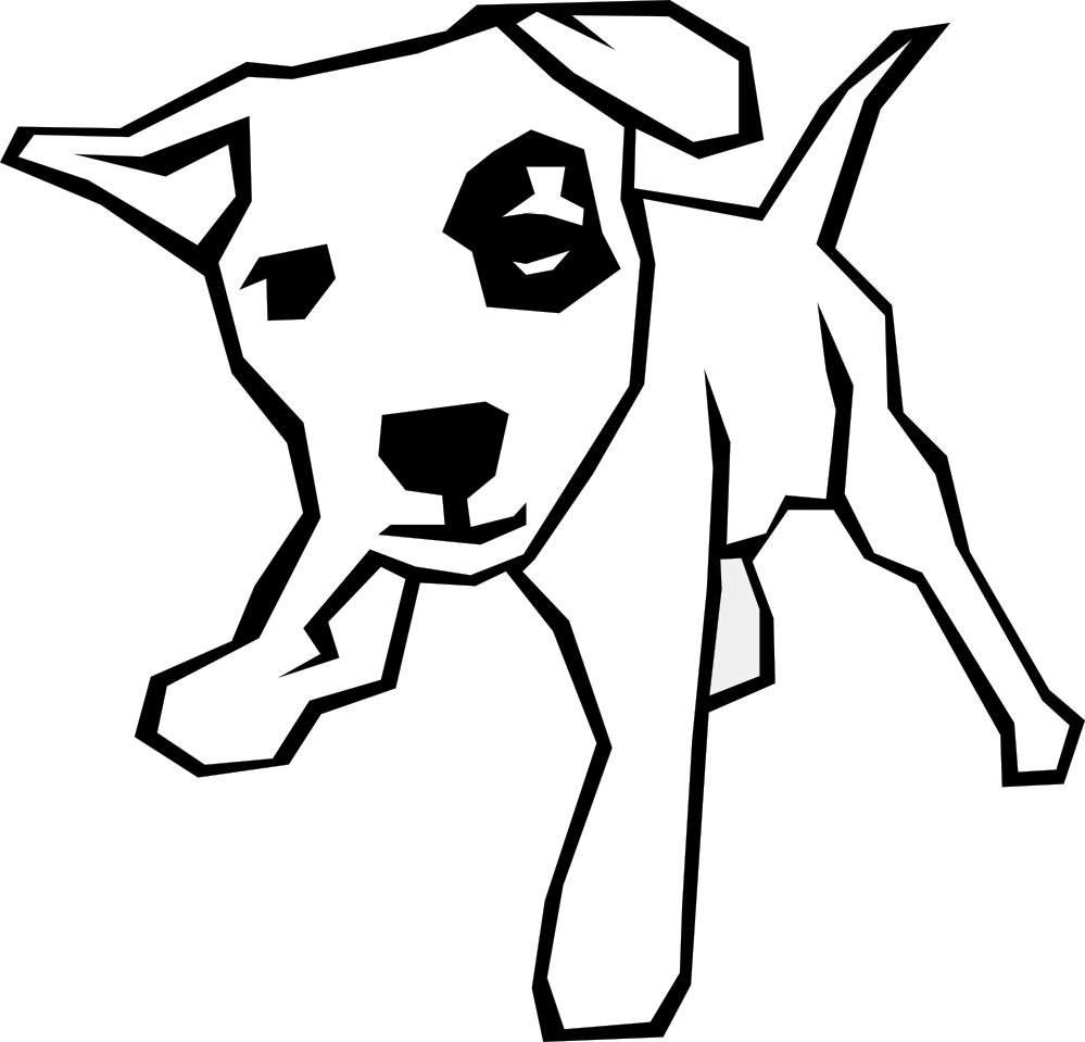 Free Black And White Dog Pictures Download Free Clip Art Free Clip