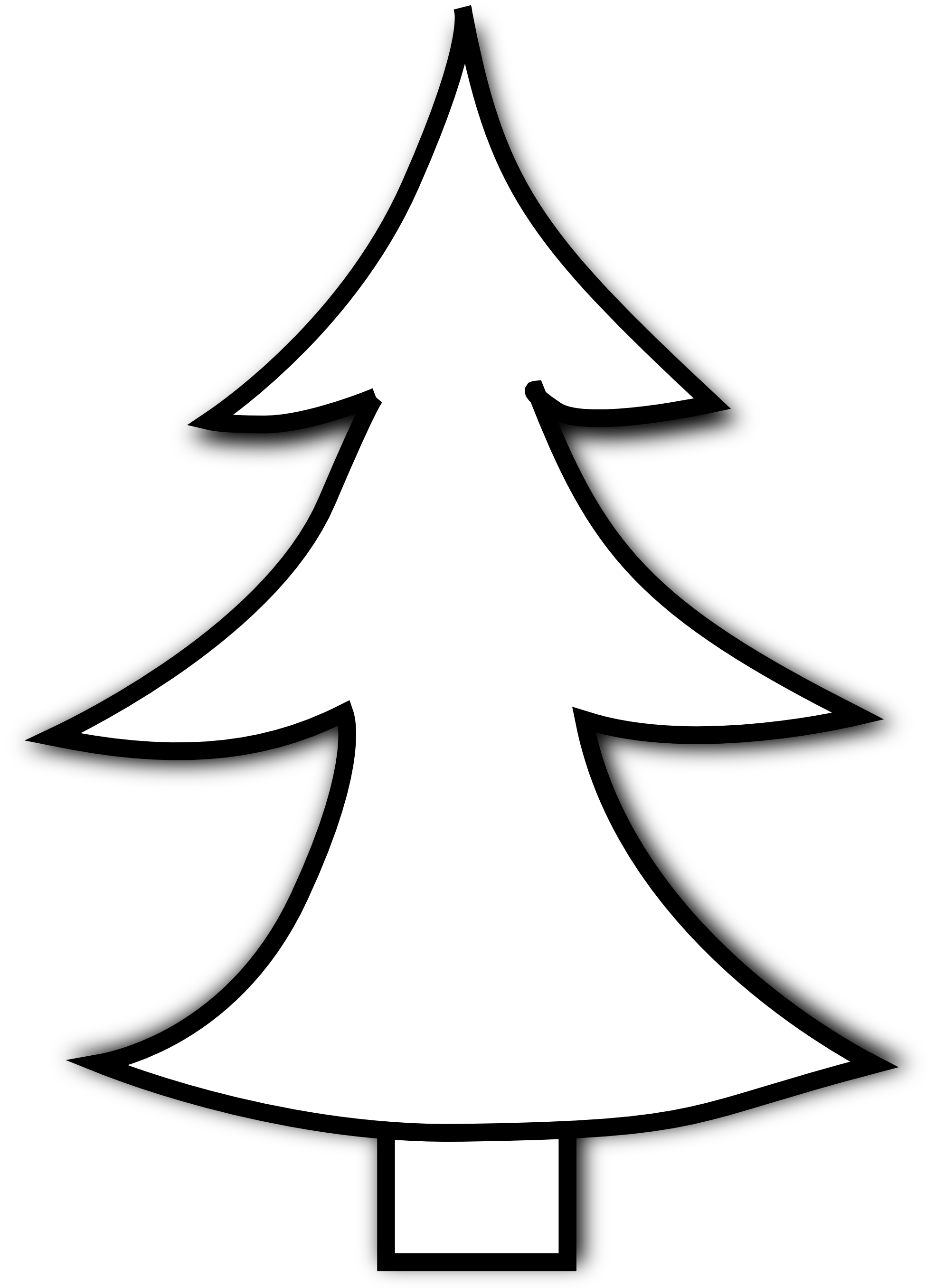 Free Christmas Holly Clipart Black And White, Download Free Christmas