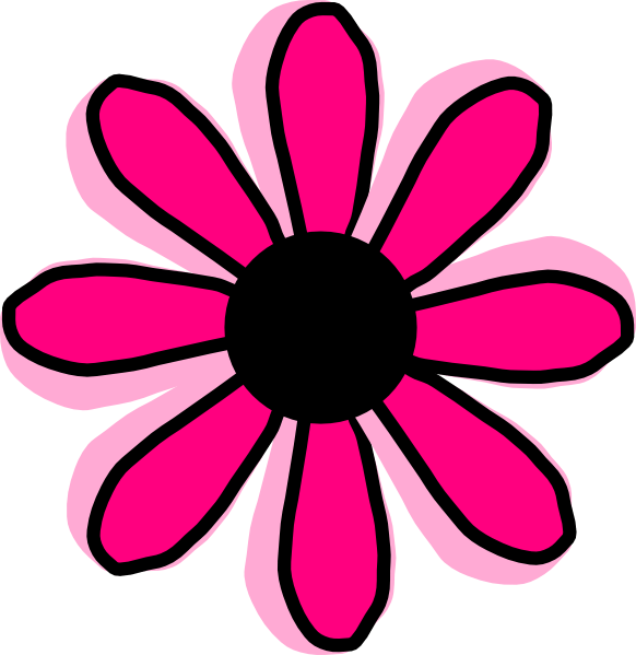 Free Pink Cartoon Flowers, Download Free Pink Cartoon Flowers png