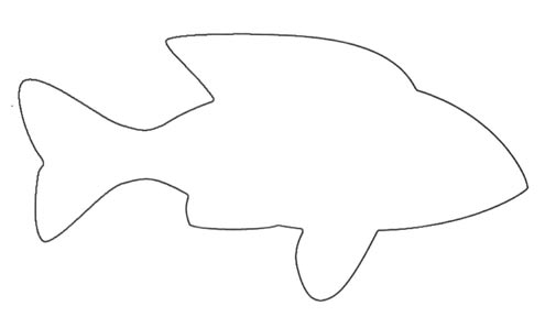 Free Fish Outline Template, Download Free Fish Outline Template png