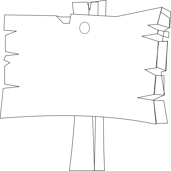 Free Wood Sign Clipart Black And White, Download Free Wood Sign Clipart