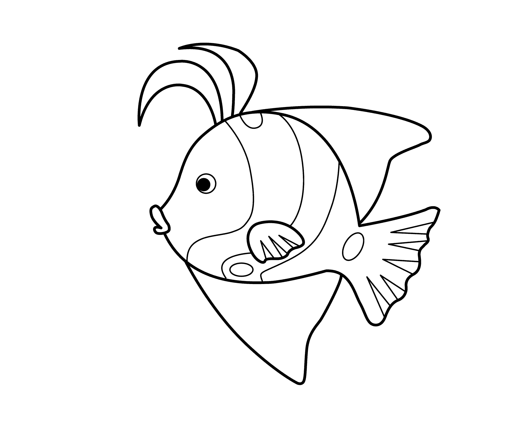 Funny Fish Clipart Black And White Clip Art Library Images and Photos