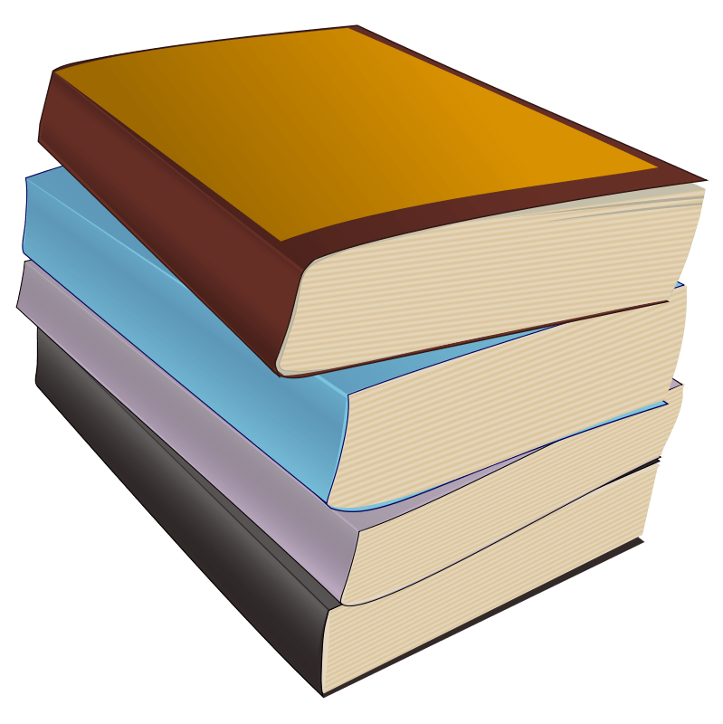 Free Book Stack Transparent Background, Download Free Book Stack