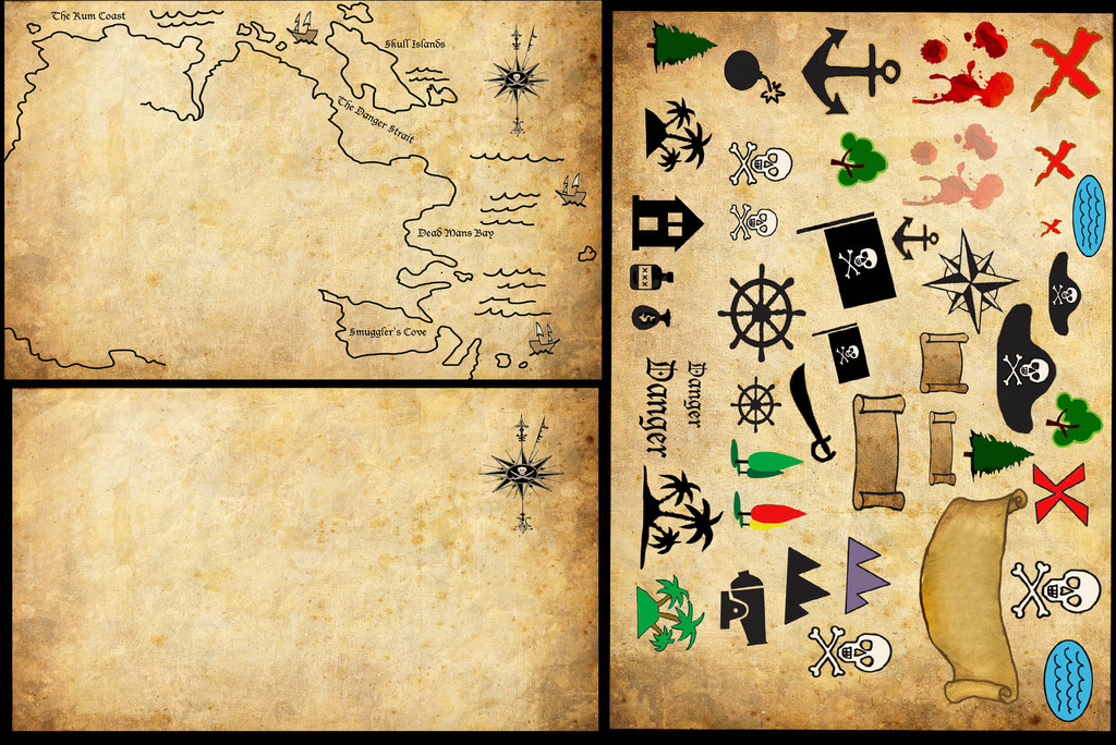 Free Pictures Of A Pirate Map, Download Free Clip Art, Free Clip Art on Clipart Library