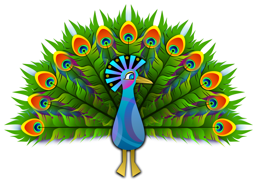 Free Free Peacock Clipart, Download Free Free Peacock Clipart png