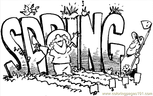 Free Spring Coloring Pages, Download Free Spring Coloring Pages Png Images, Free Cliparts On Clipart Library