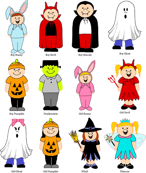 halloween characters clipart Clip Art Library
