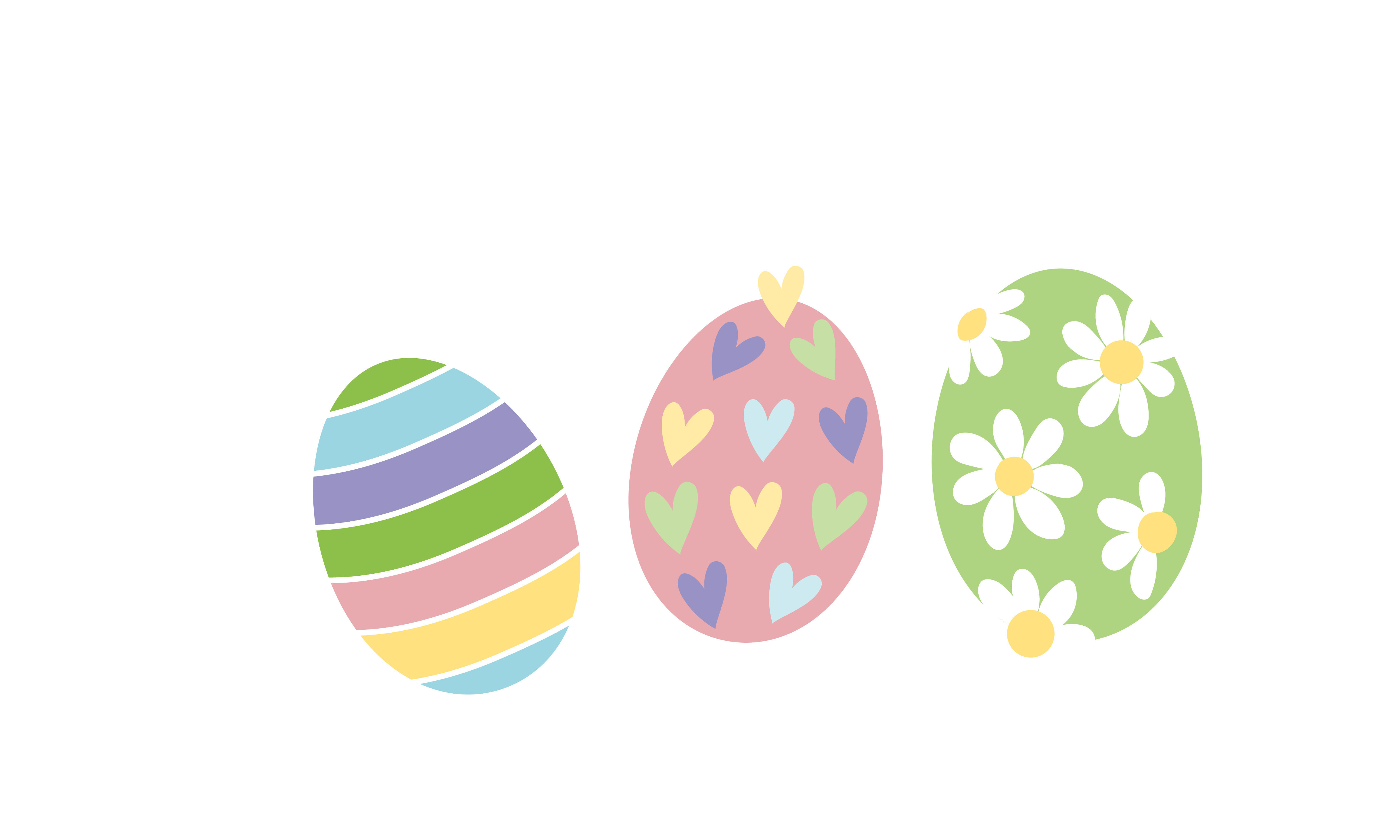 Easter Bunny Easter egg Vector color Easter eggs three png download