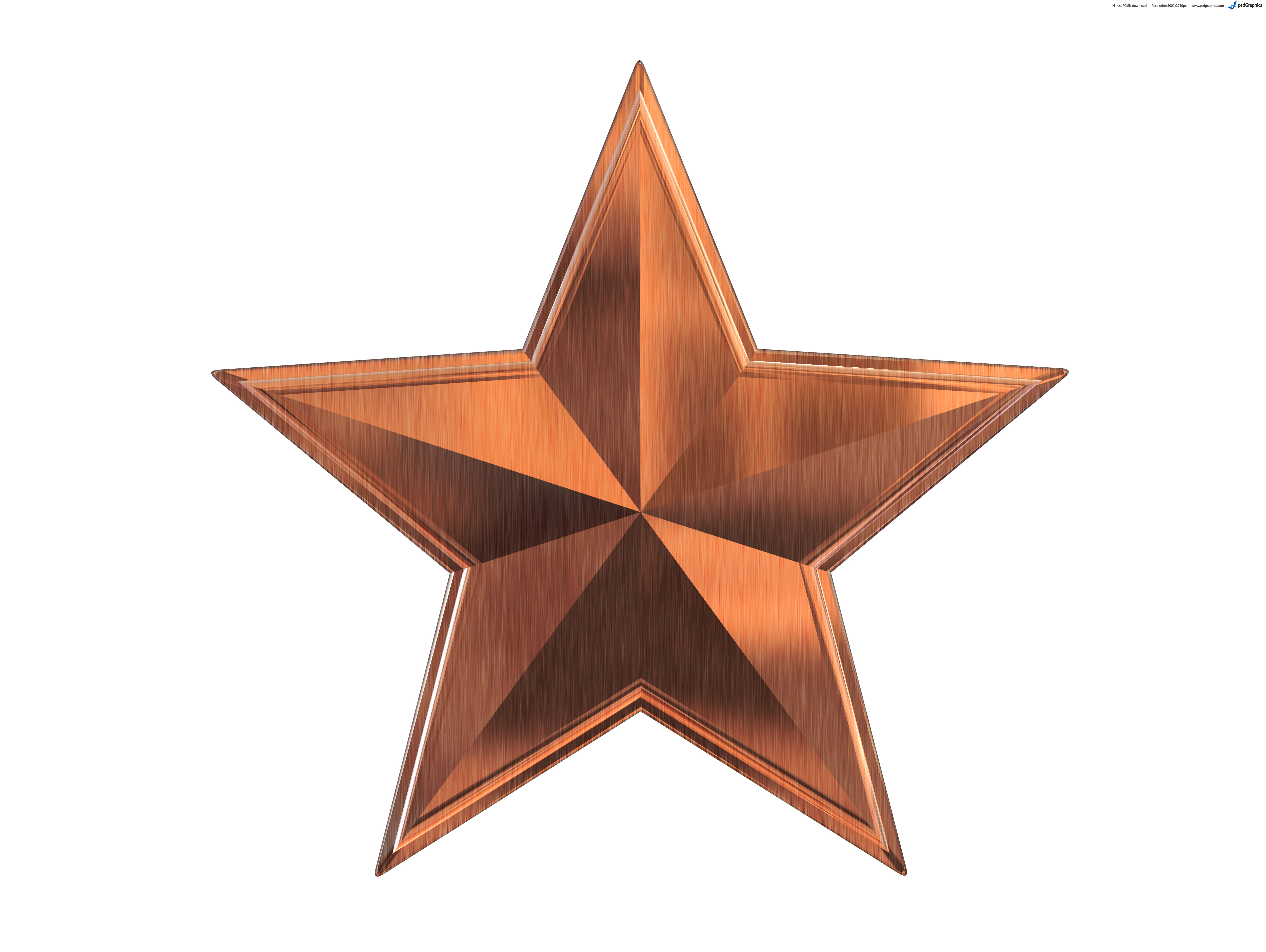 bronze star Clip Art Library