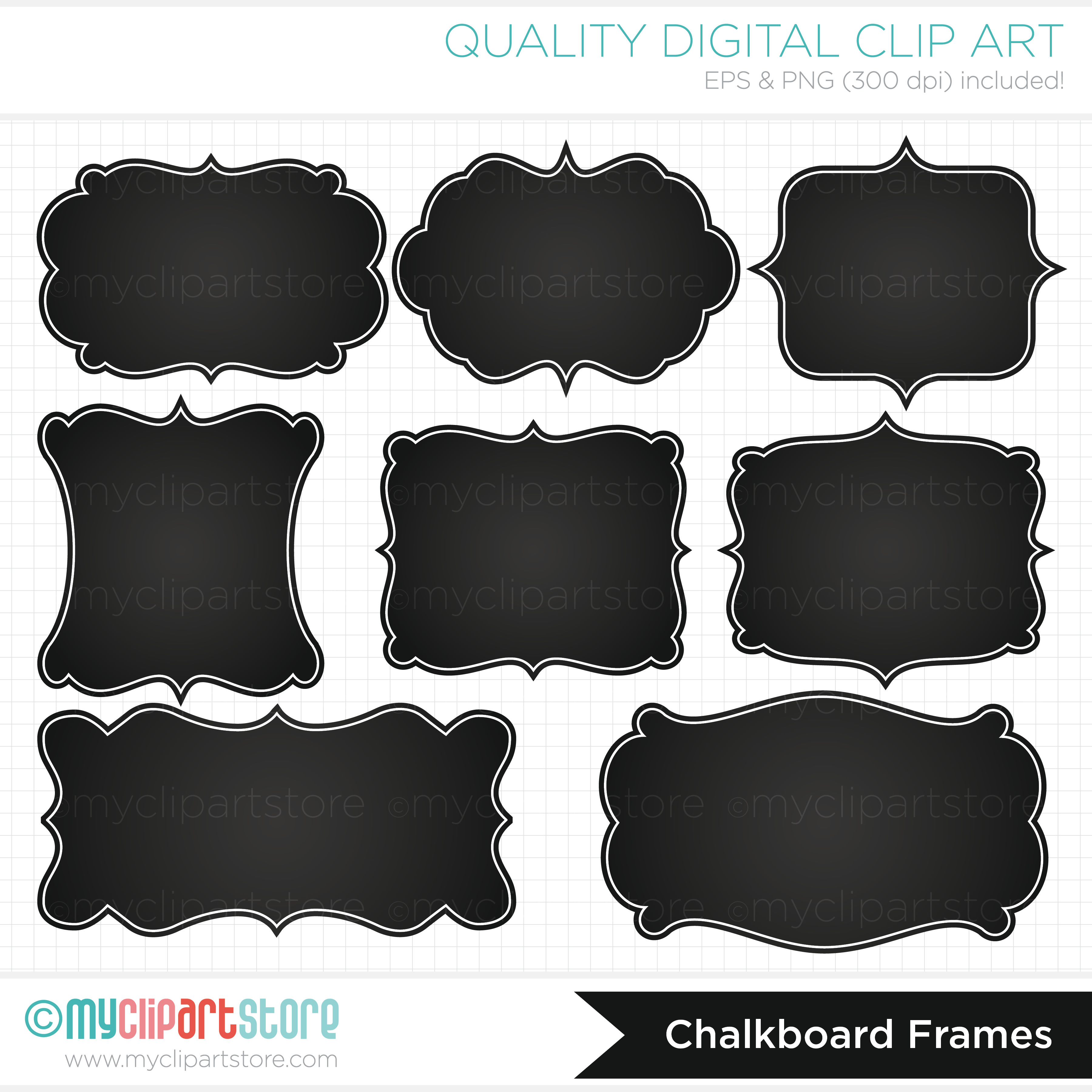 Free Chalkboard Label Clipart