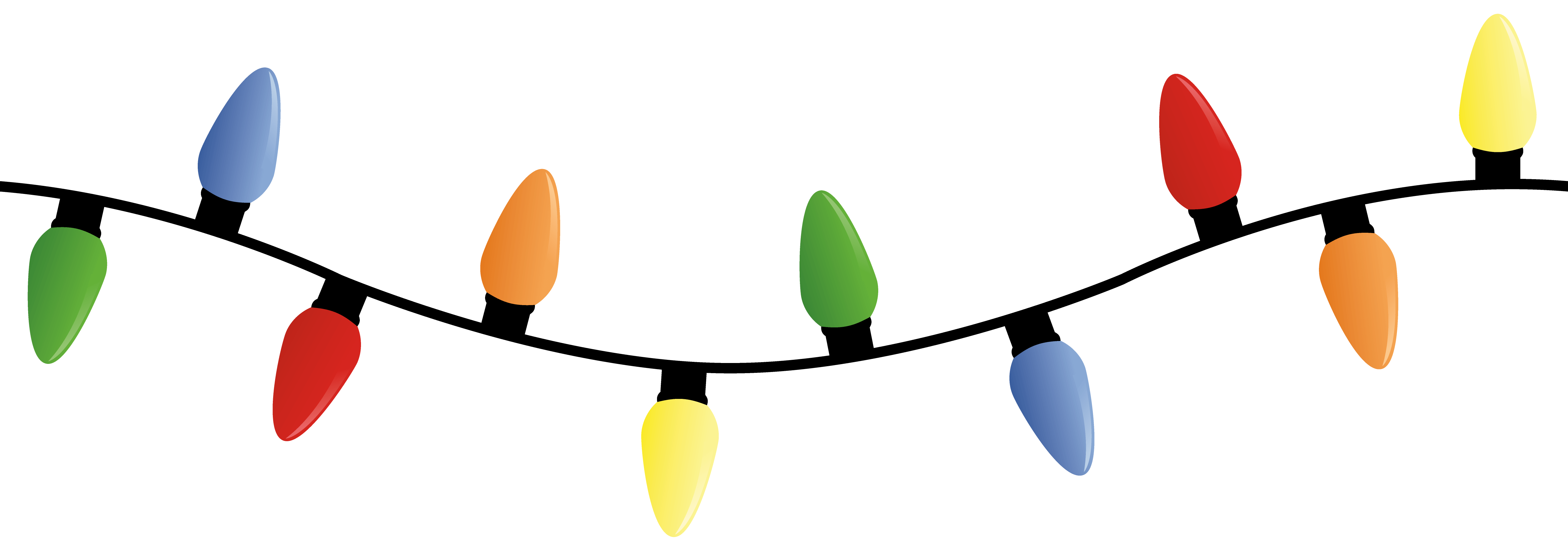 string of christmas lights clipart Clip Art Library