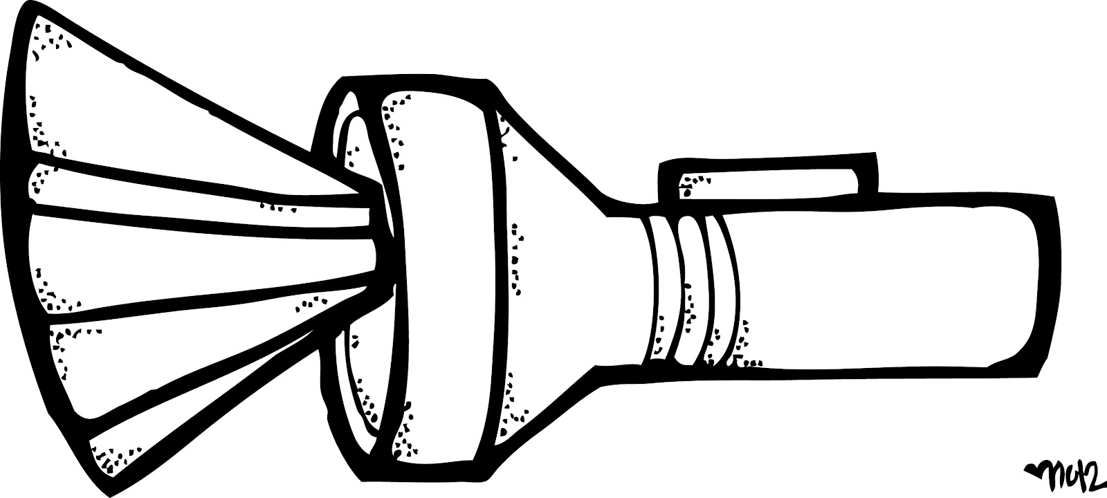 Flashlight Coloring Sheet Coloring Pages