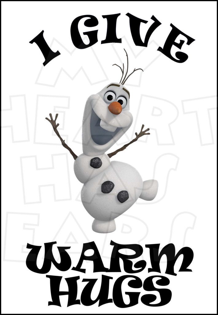 olaf i give warm hugs Clip Art Library