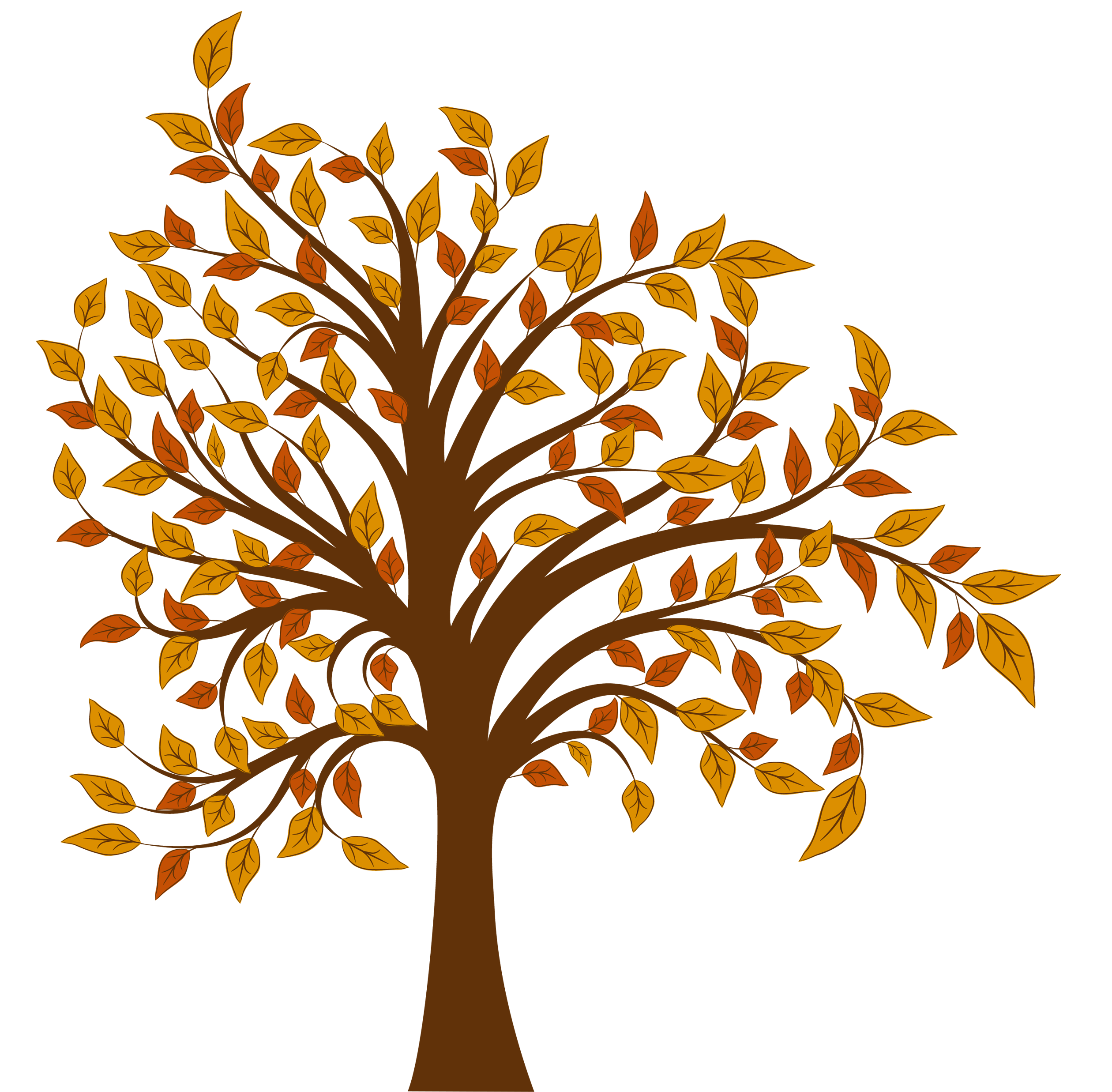 Fall Tree Cliparts Bring the Beauty of Autumn to Your Designs