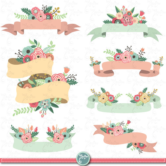 Free Floral Banner Cliparts, Download Free Floral Banner Cliparts png