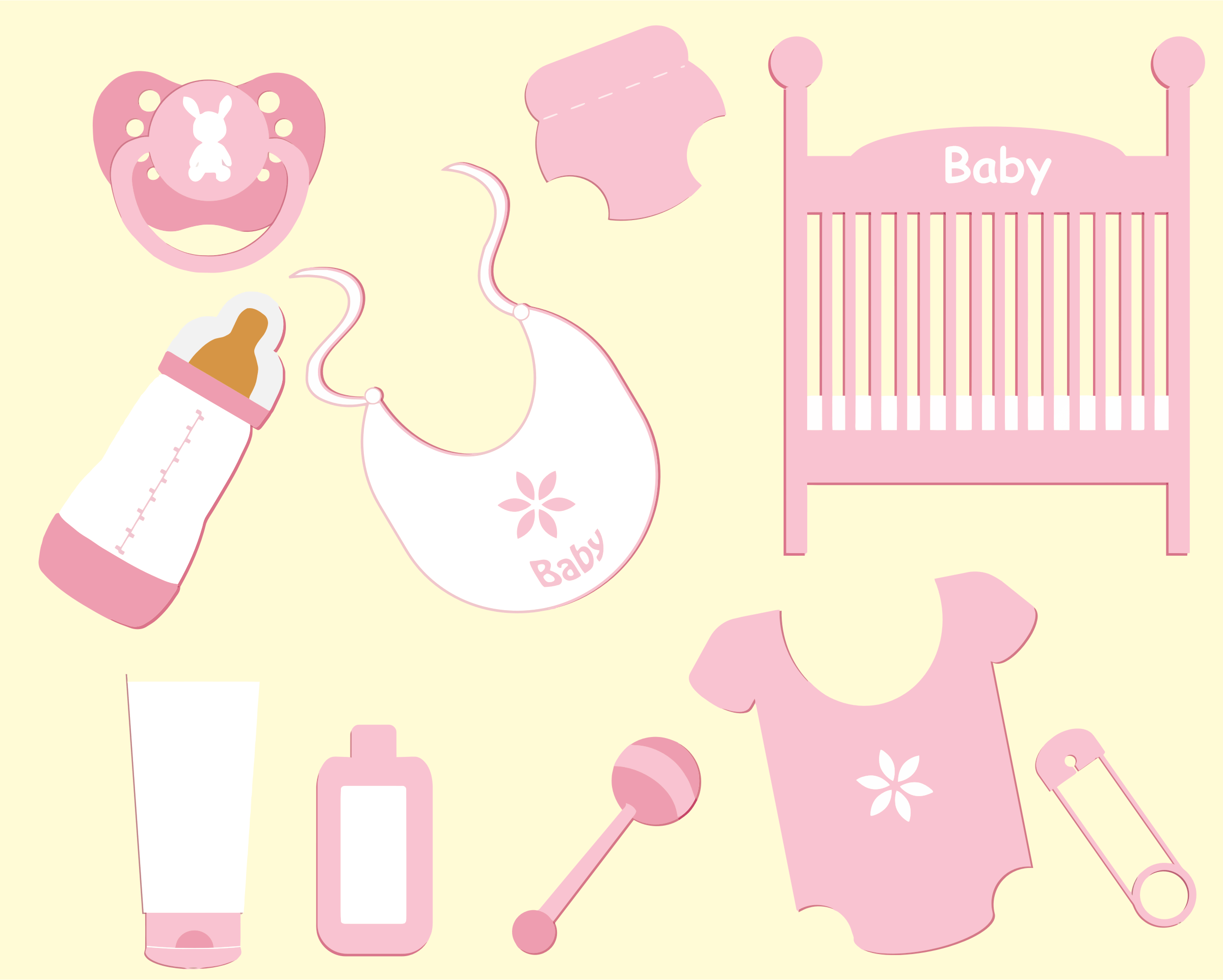 baby accessories clipart Clip Art Library