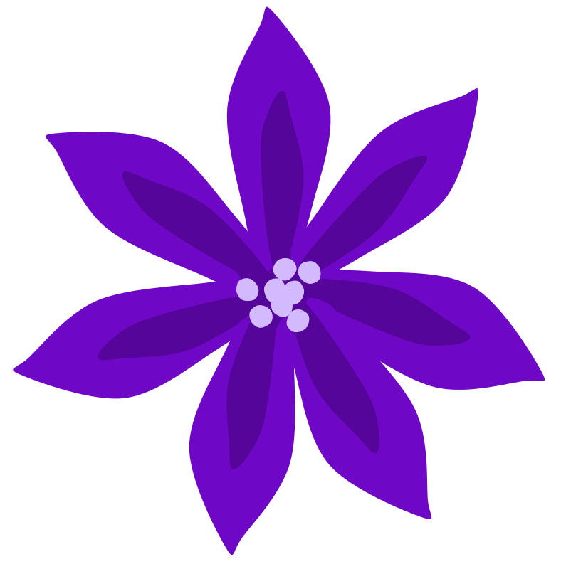 purple flower png clipart Clip Art Library