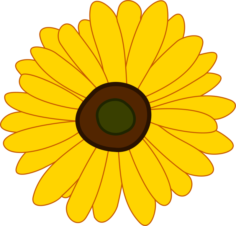 Free Fall Sunflower Cliparts, Download Free Fall Sunflower Cliparts png