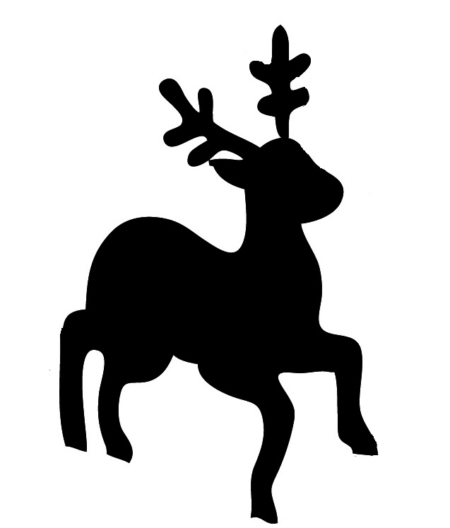 Free Reindeer Silhouette Cliparts, Download Free Reindeer Silhouette